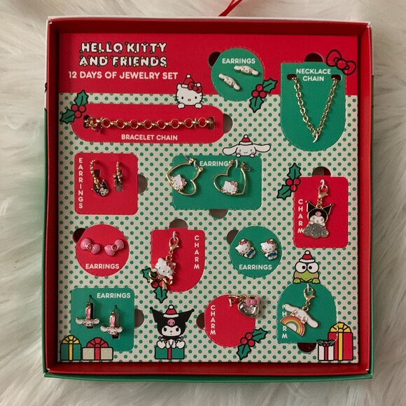 HELLO KITTY & FRIENDS 12 Days of Jewelry Advent Calendar Box - Picture 2 of 3